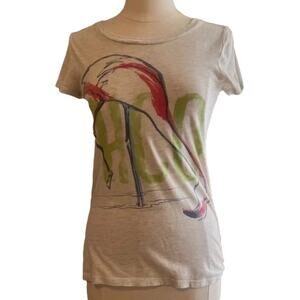 HOLLISTER Flamingo Shirt Size MEDIUM